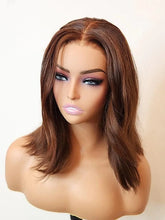 Brooklyn Hair Blunt Cut Glueless Wig 5x5 Swiss HD Pre-Cut Lace Bob Invisible Knots